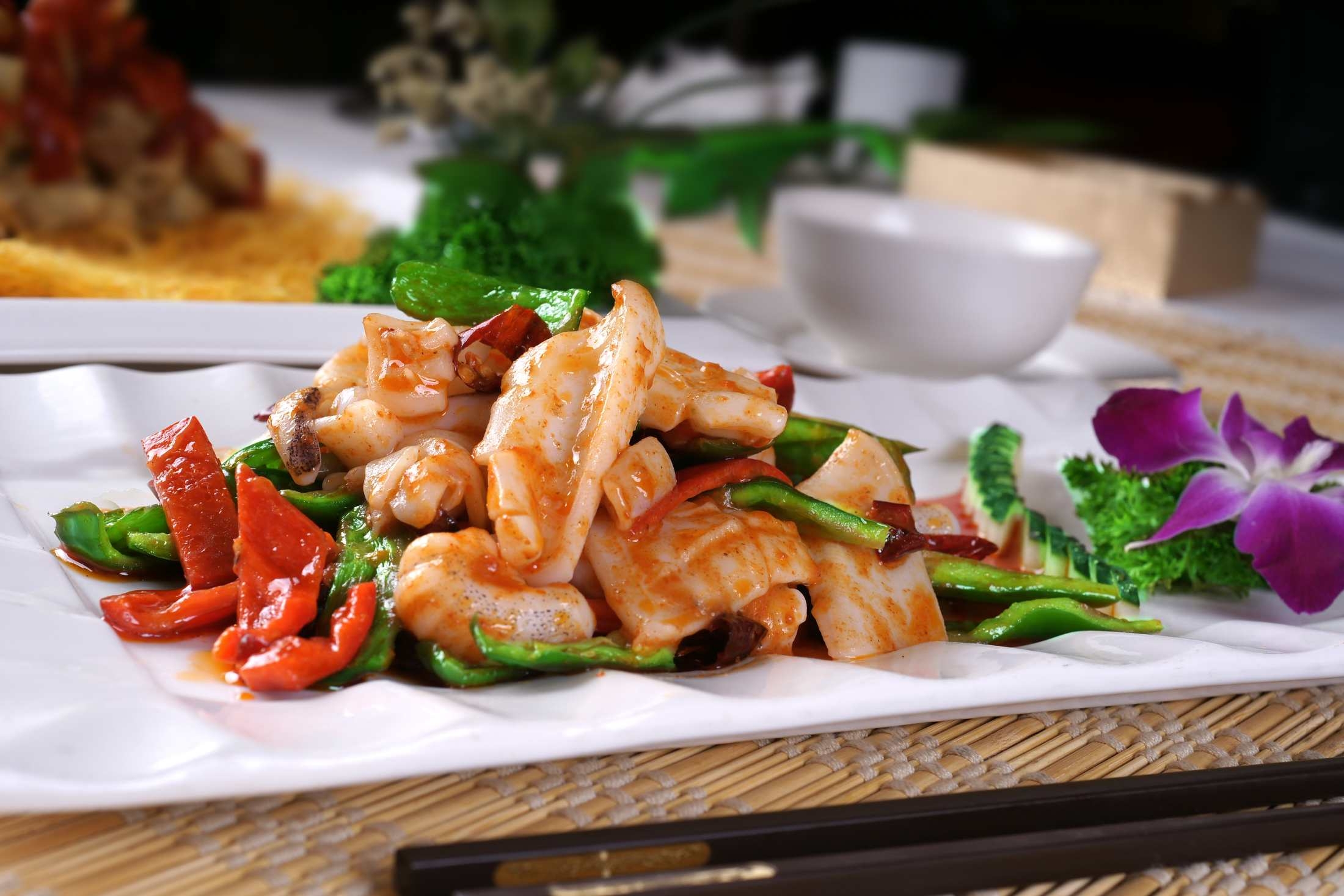 餐饮美食鲜爆尤母高清图片