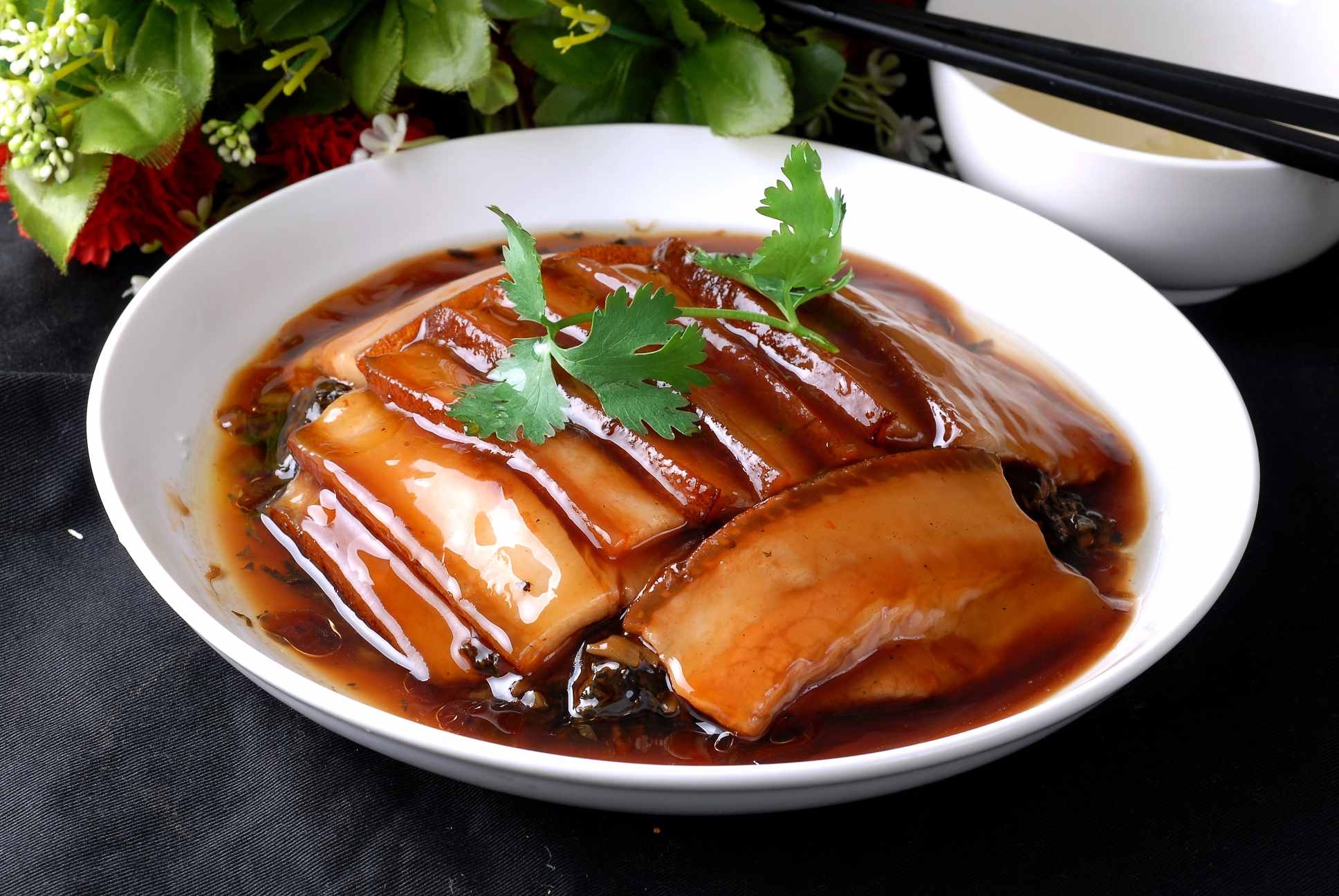 餐饮美食传统咸烧肉高清图片