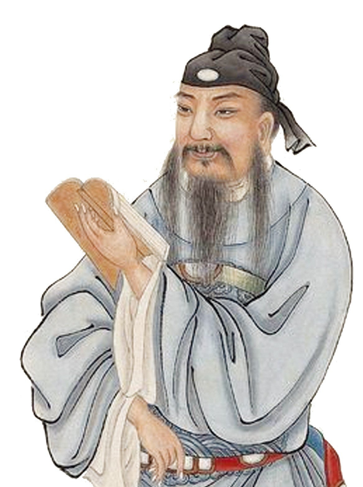 彩色古代人物古人国学文化