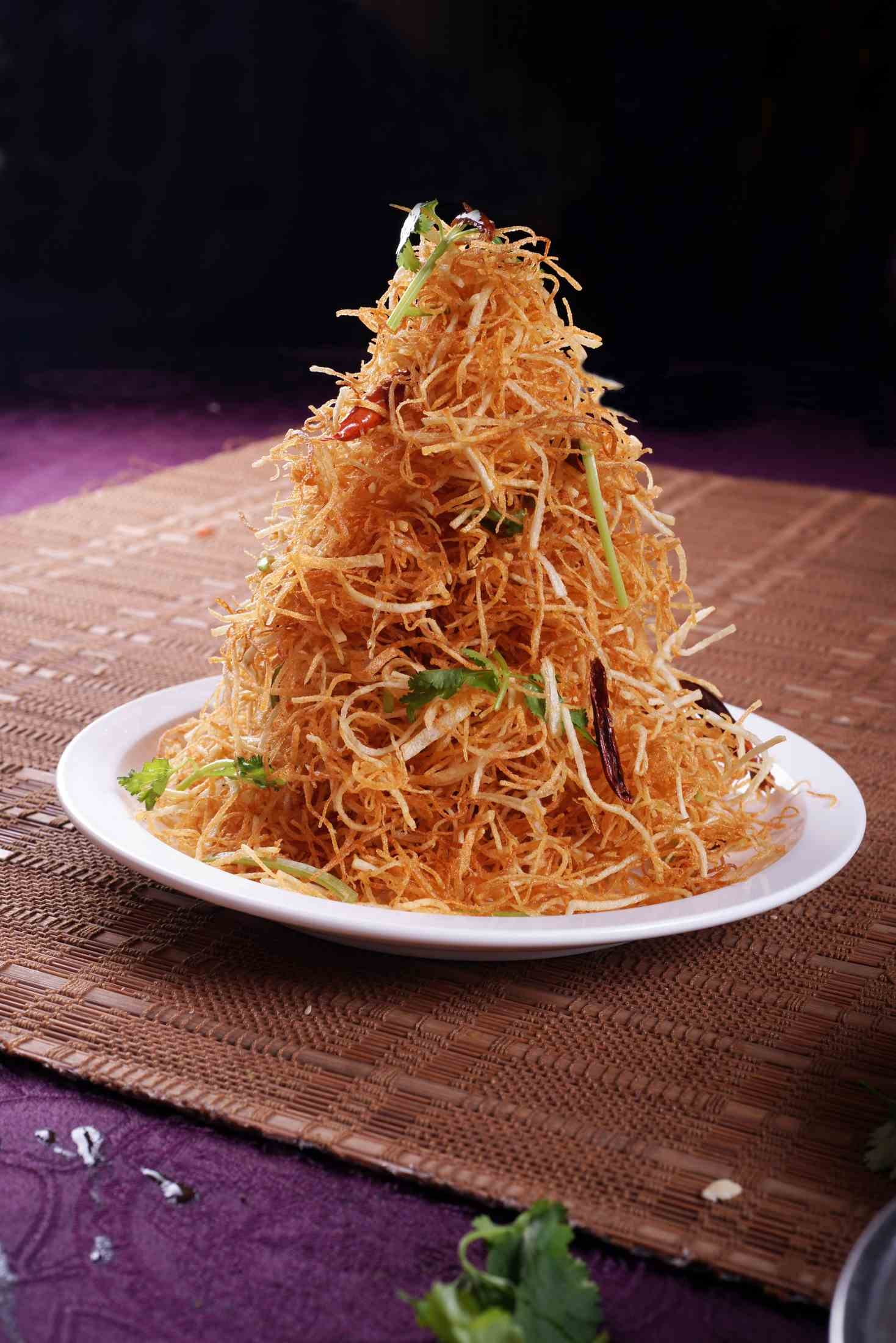 高清图片餐饮美食川菜香辣土豆松高清图片