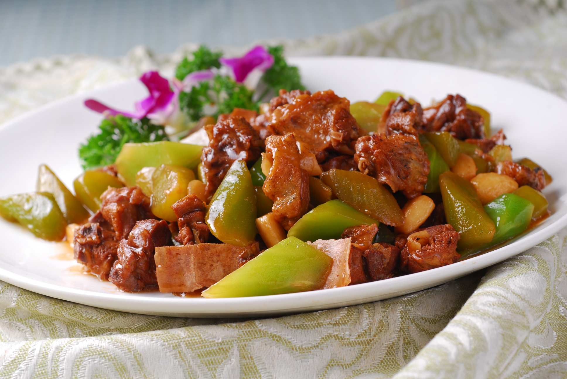 高清图片餐饮美食川菜青笋烧飞鸭高清图片603
