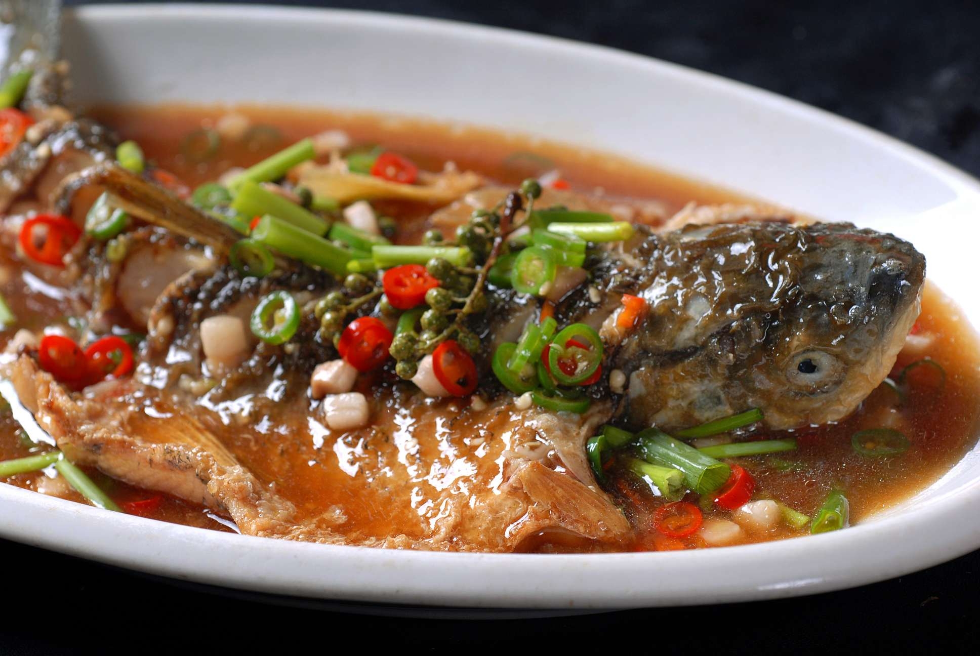 高清图片餐饮美食川菜卤汁风味鱼高清图片
