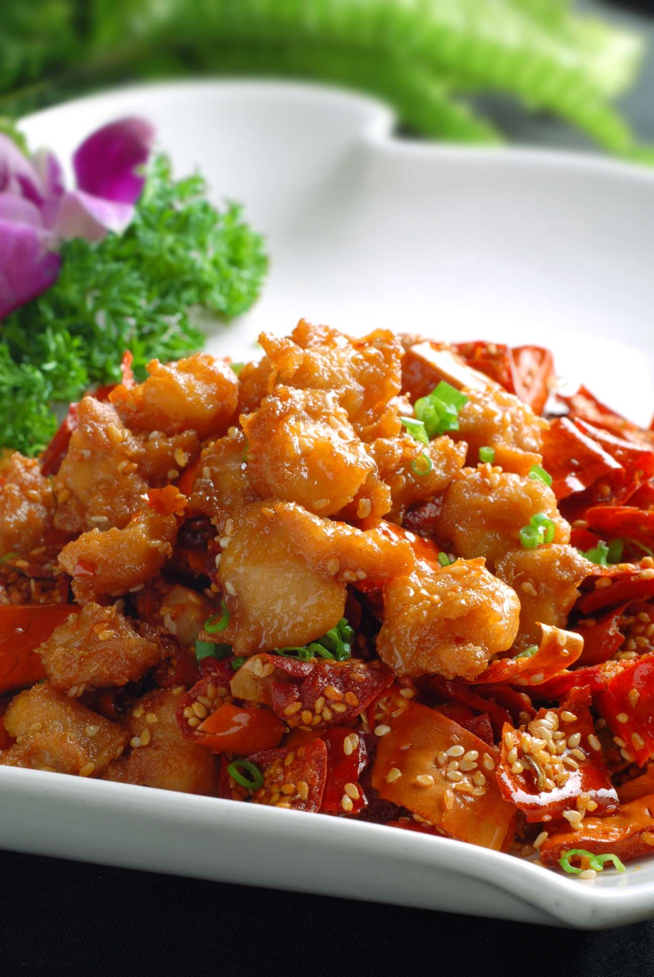 高清图片餐饮美食川菜脆椒掌中宝高清图片