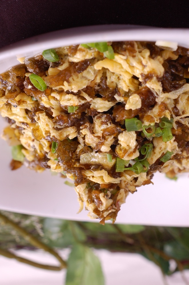 餐饮美食地木耳炒蛋宣传图片灯箱