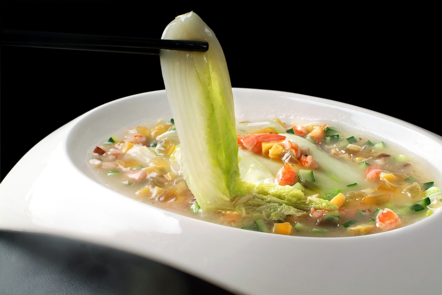 餐饮美食金汤娃娃菜宣传图片灯箱