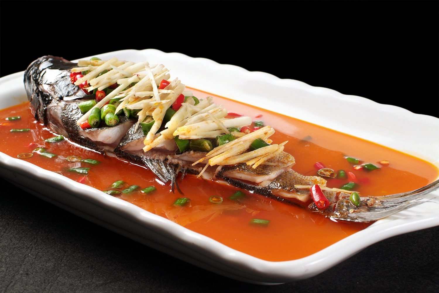 高清图片餐饮美食川菜活渡花鲢高清图片238