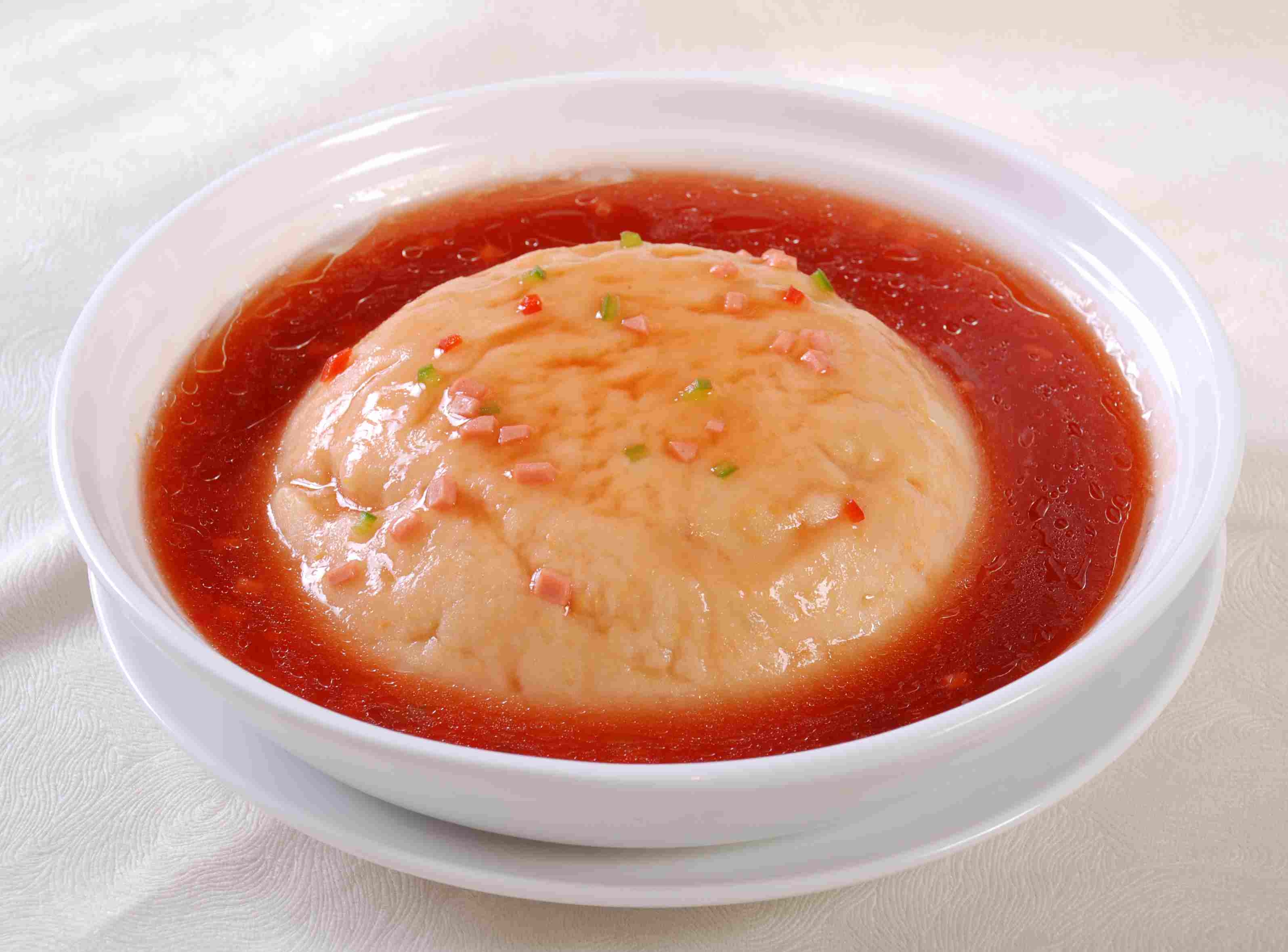 餐饮美食香葱土豆泥高清图片