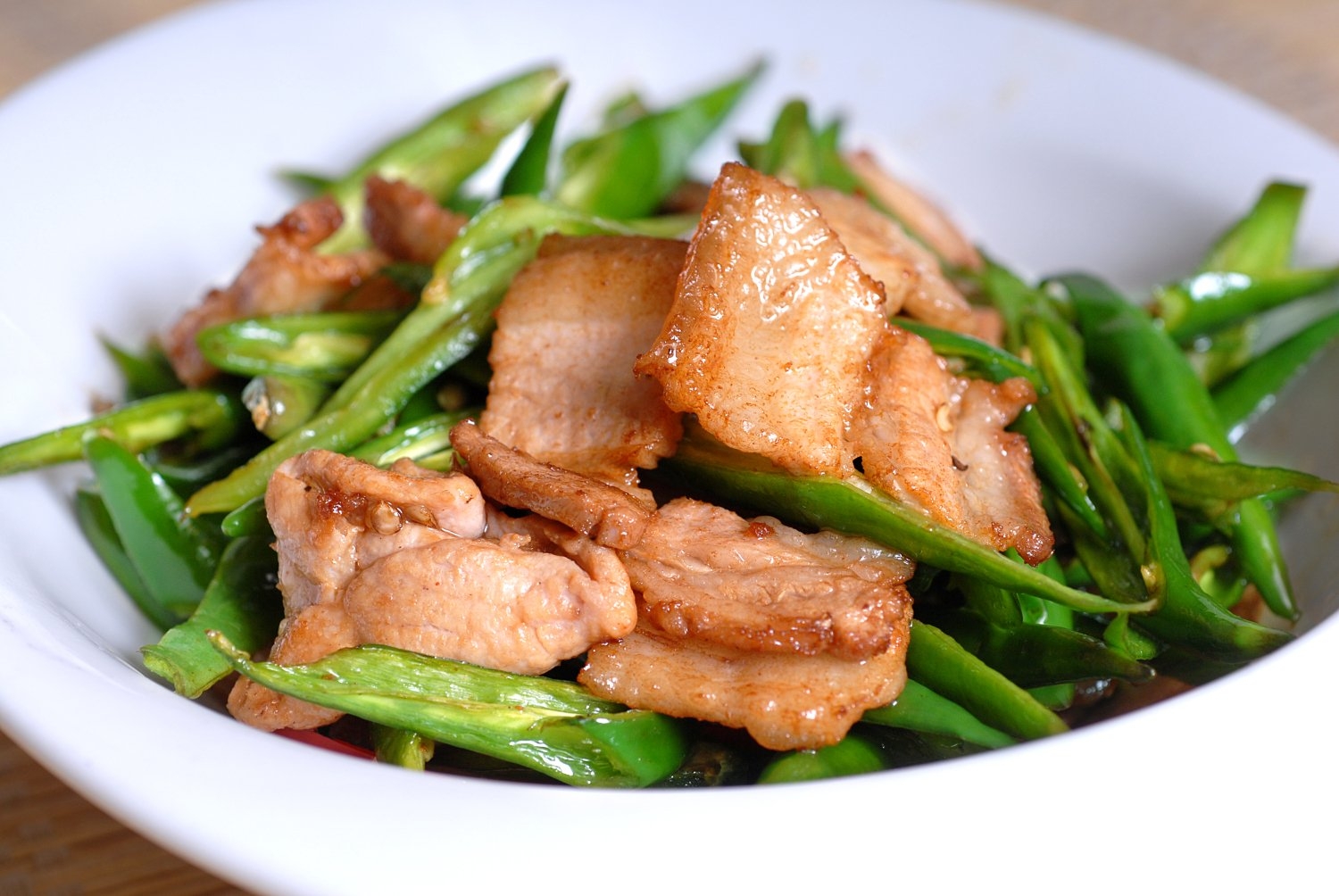 餐饮美食川菜热湖南小炒肉高清图片