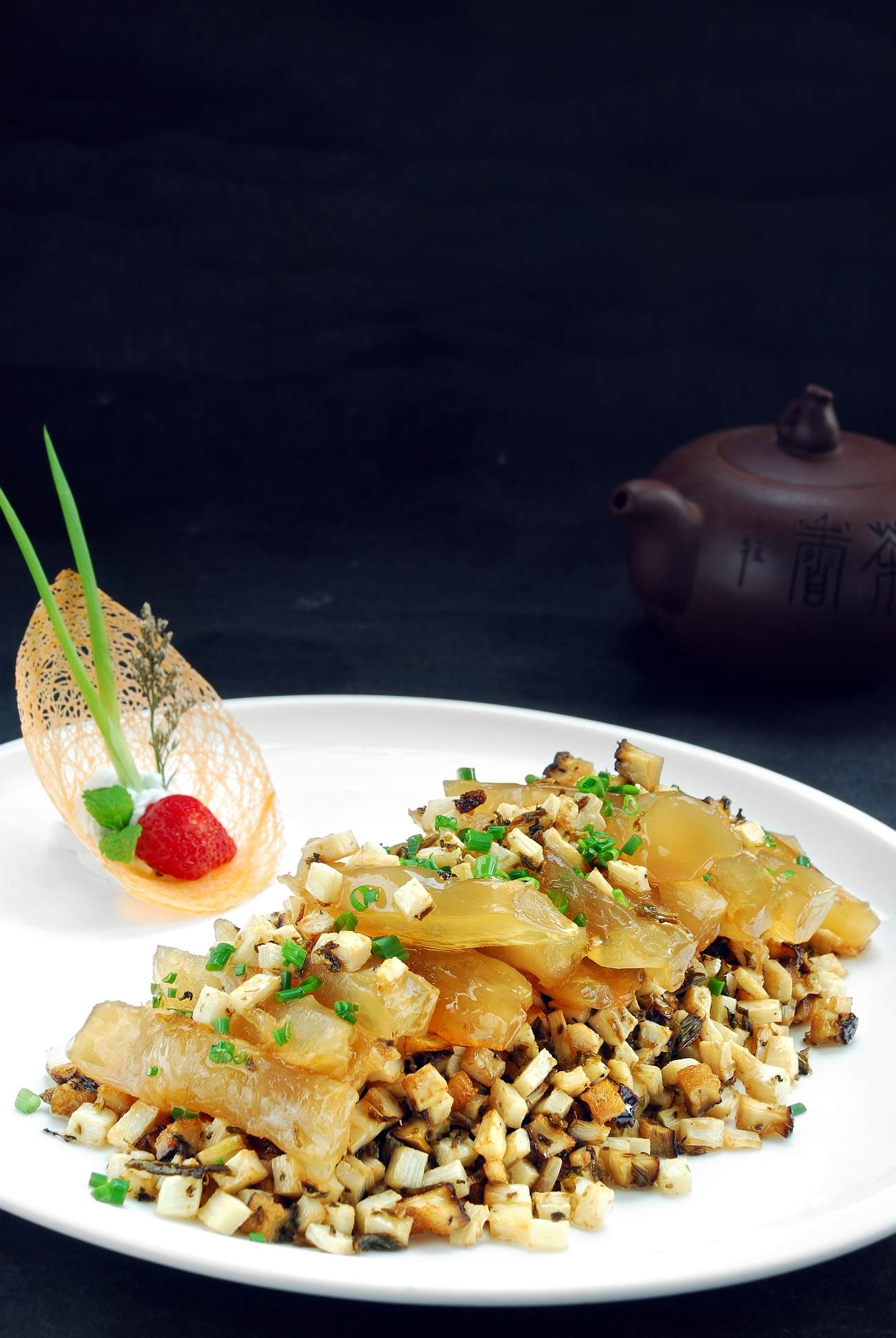 餐饮美食干烧鲜蹄筋宣传图片灯箱