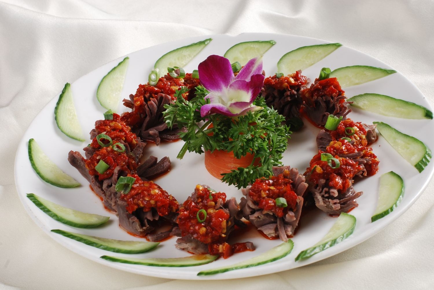 餐饮美食剁椒鸭胗宣传图片灯箱