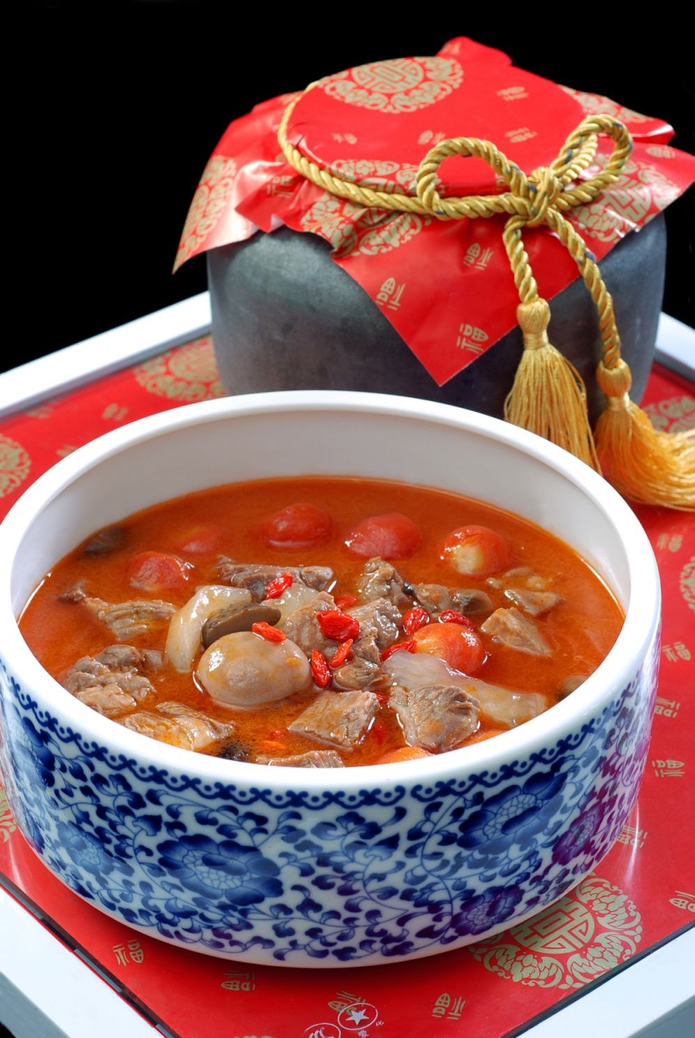 餐饮美食罐里乾坤宣传图片灯箱