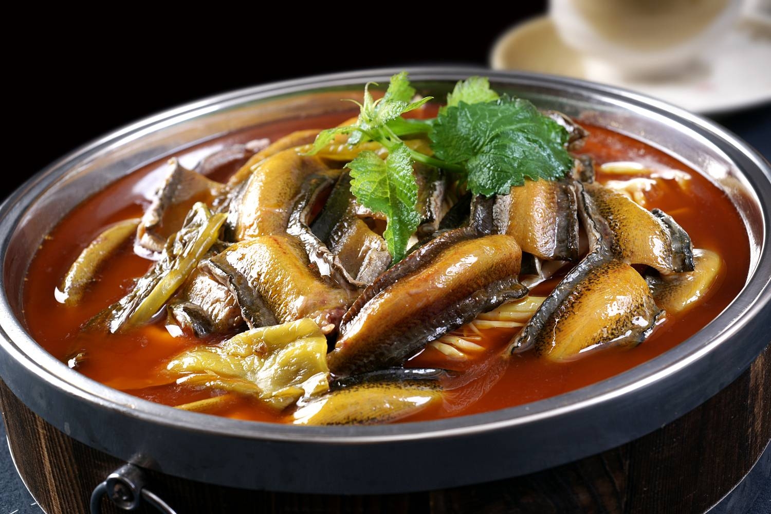 餐饮美食川菜半汤土鳝鱼高清图片16