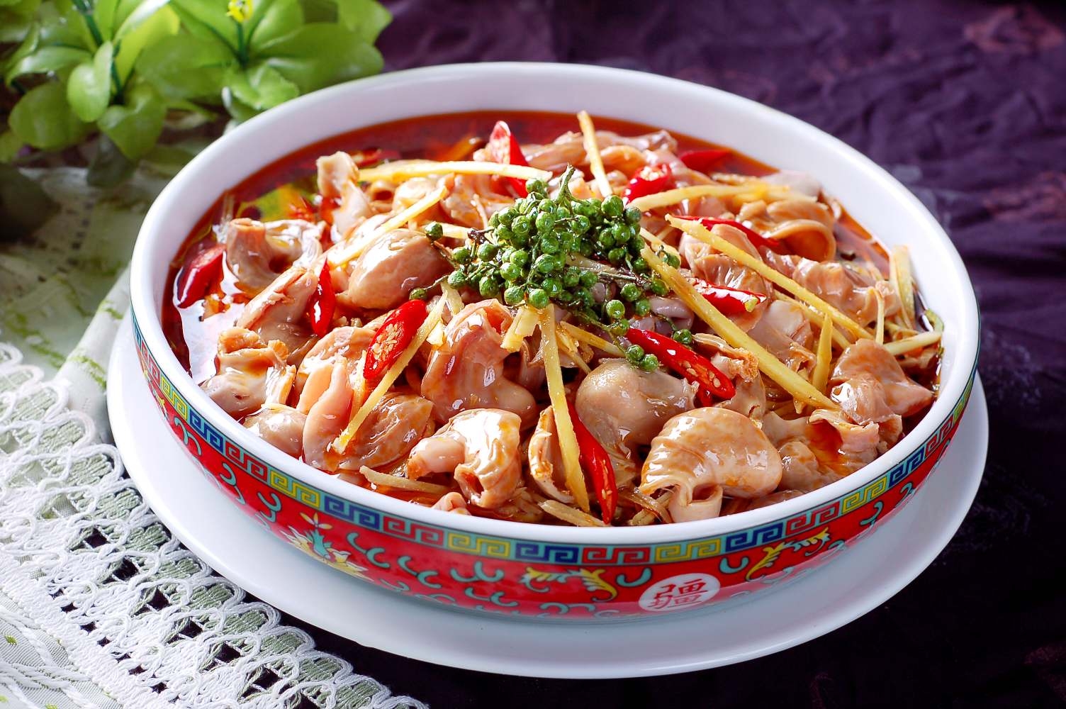 餐饮美食干锅–仔姜口口脆宣传图片灯箱