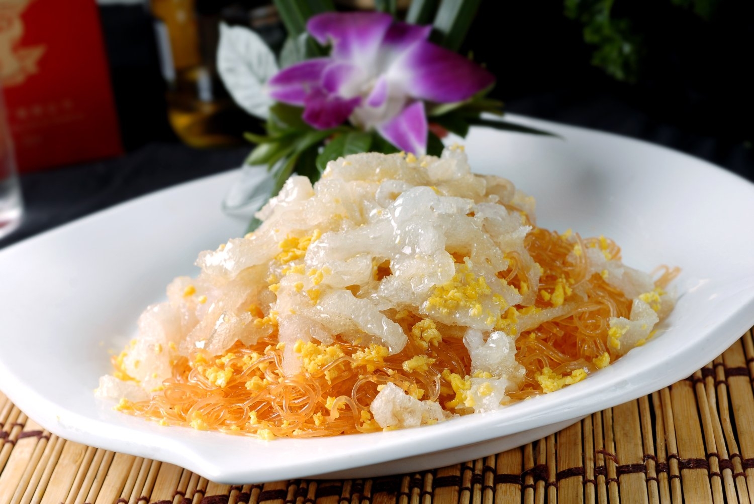 餐饮美食川菜桂花鱼肚高清图片197