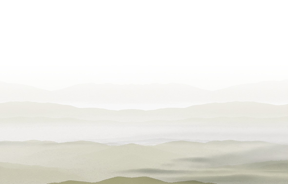 简约中国风山水画水墨画免抠素材