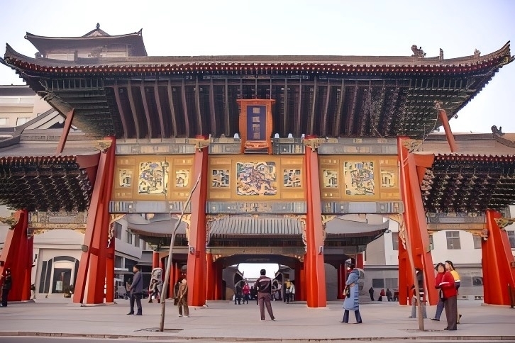 城隍庙牌坊素材