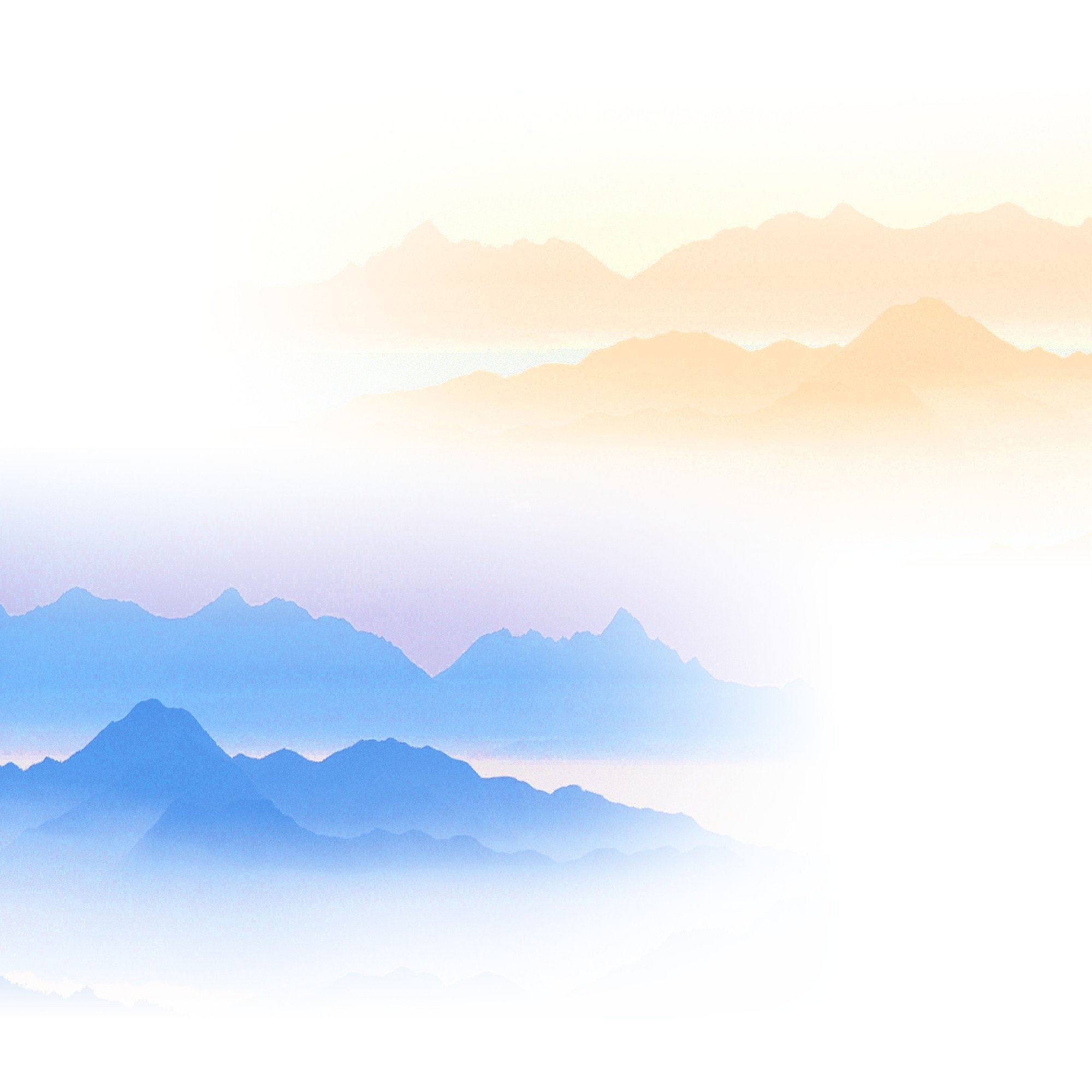简约中国风山水画水墨画免抠素材 (5)
