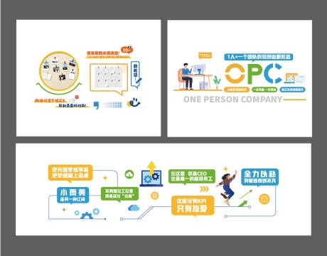 社区驿站文化墙照片墙留言墙opc文化墙AI